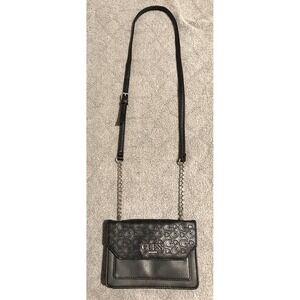 Guess Crossbody Bag Black Gold NEW Purse